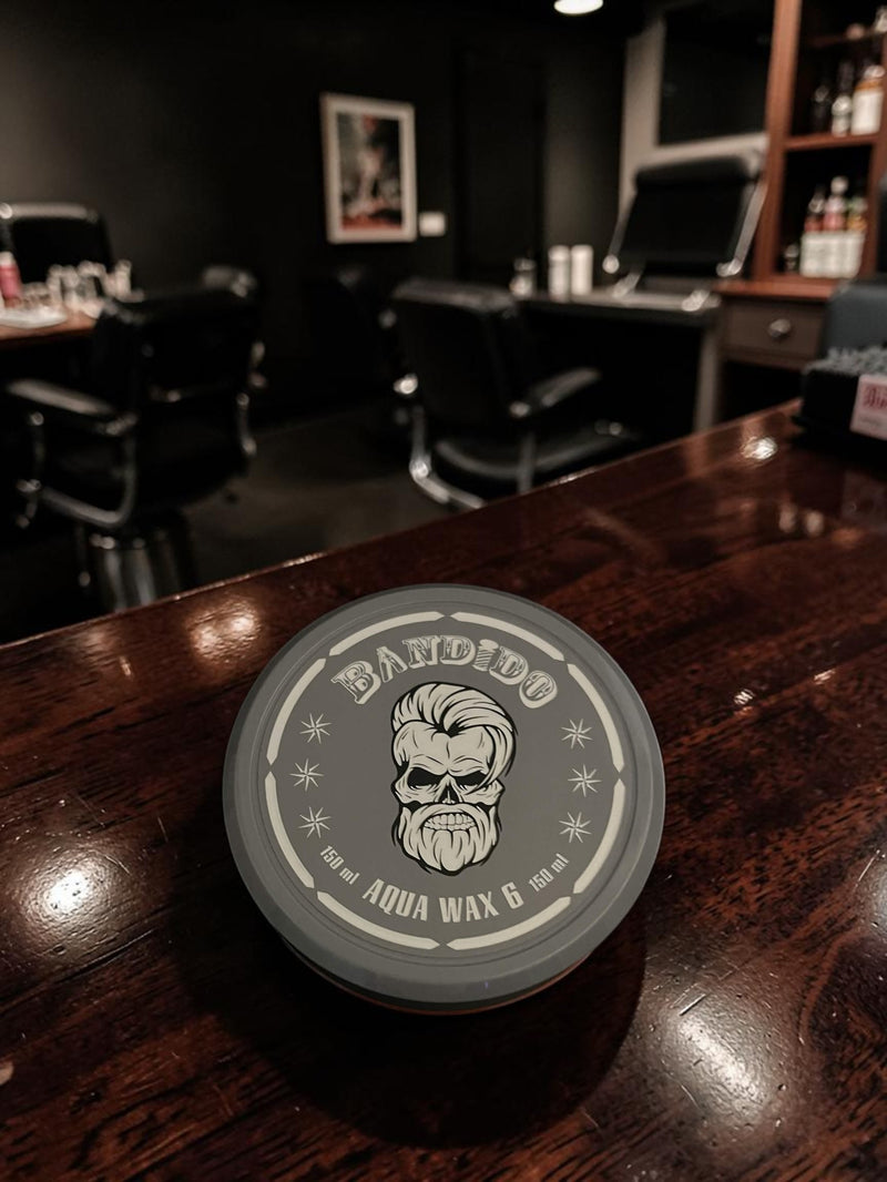 Bandido Aqua Wax 6 — Architect (Grijs) 150ml met matte finish en ultra sterke hold
