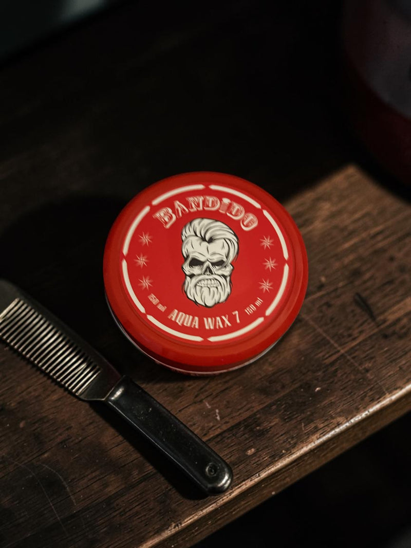 Bandido Aqua Wax 7 — Garlic (Rood) 150ml met wet-look en mega sterke hold