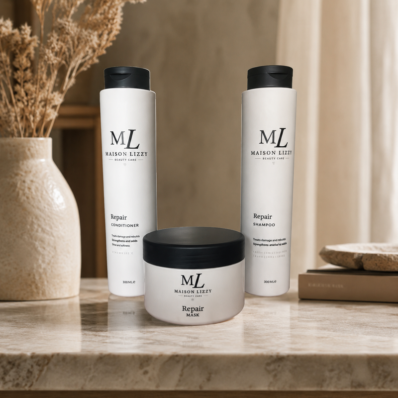 Maison Lizzy Repair Trio — set met Repair Shampoo, Conditioner en Mask